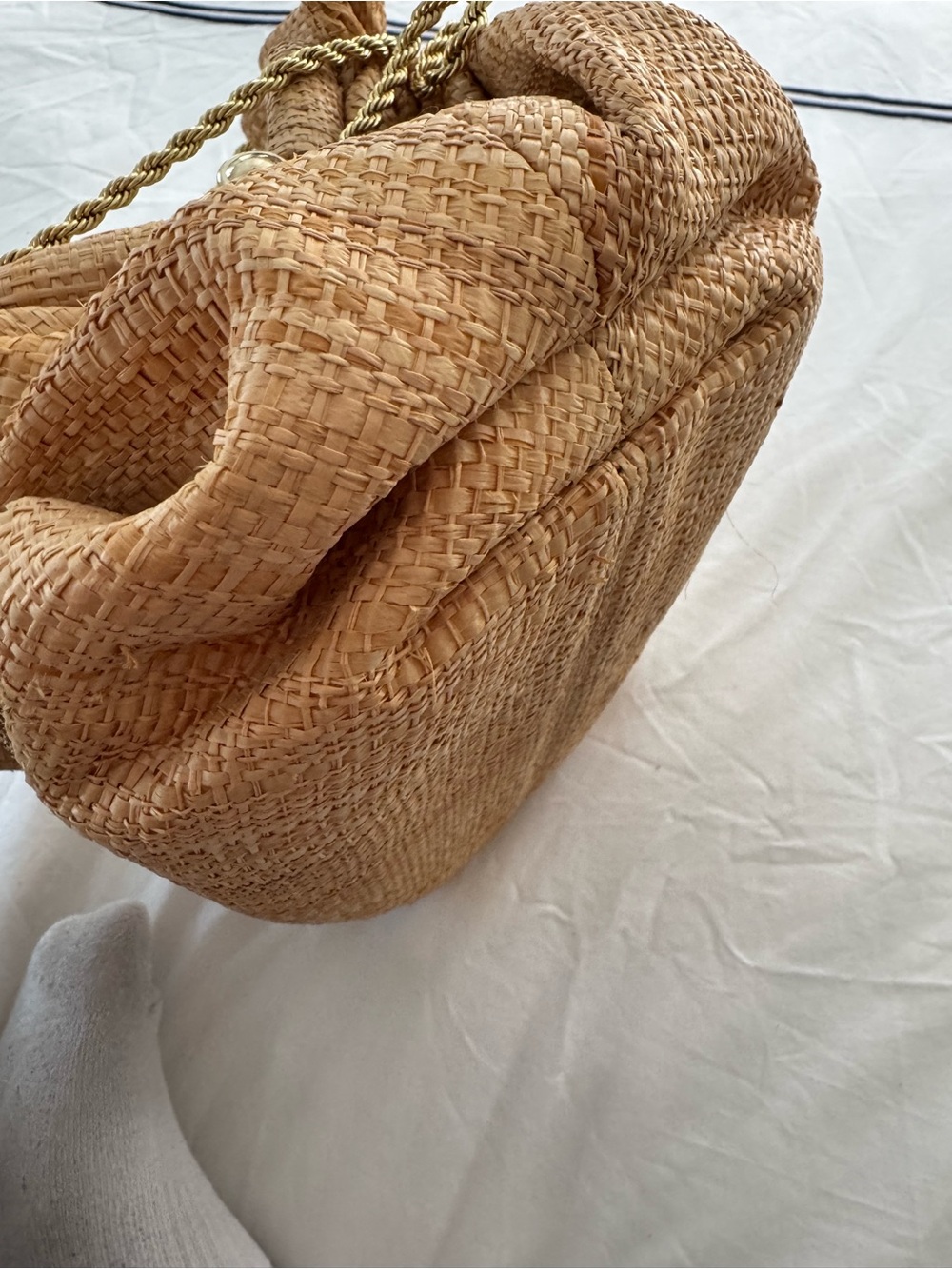Loeffler Randall Willa Woven Bag in Natural - Picture 10 of 11